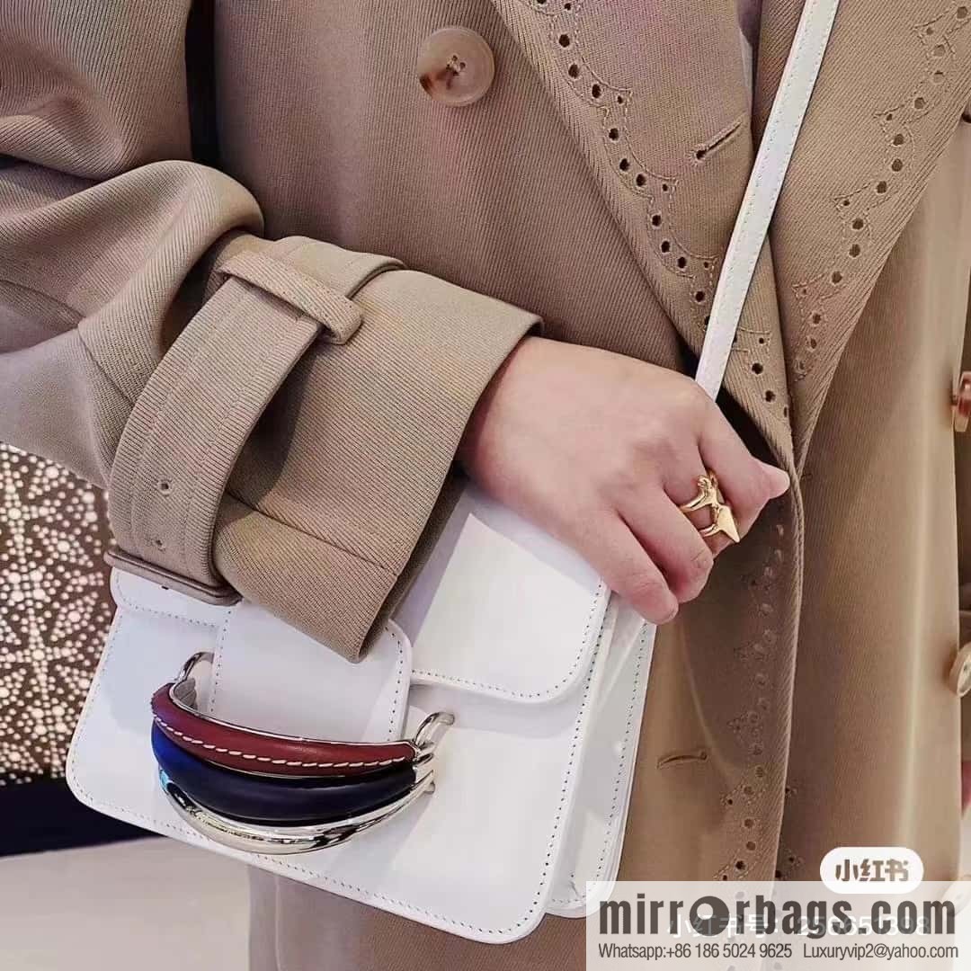 Chloe Kattie bracelet bag, white