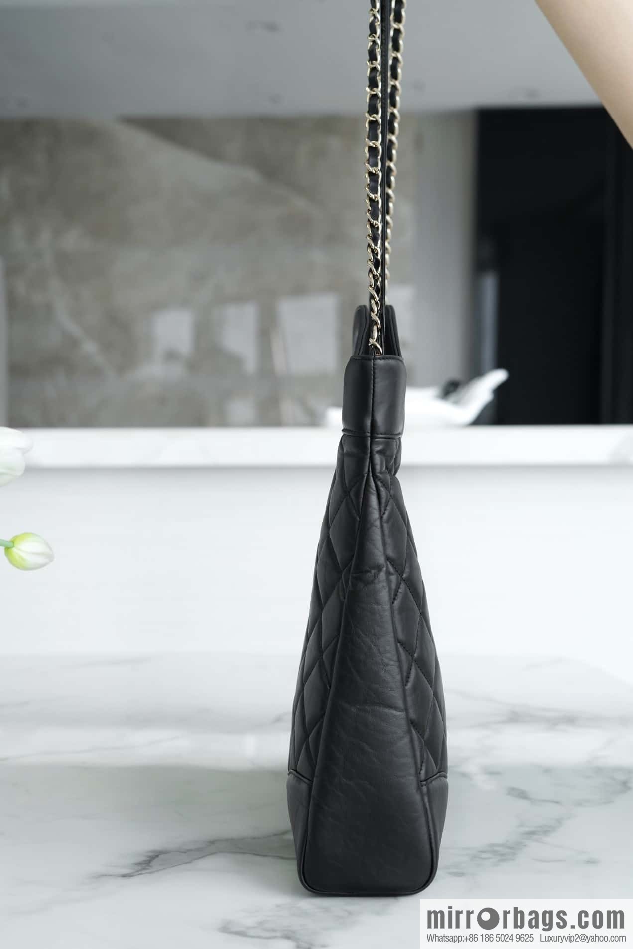 CHANEL Advanced Handicraft 31bag large black AS1010
