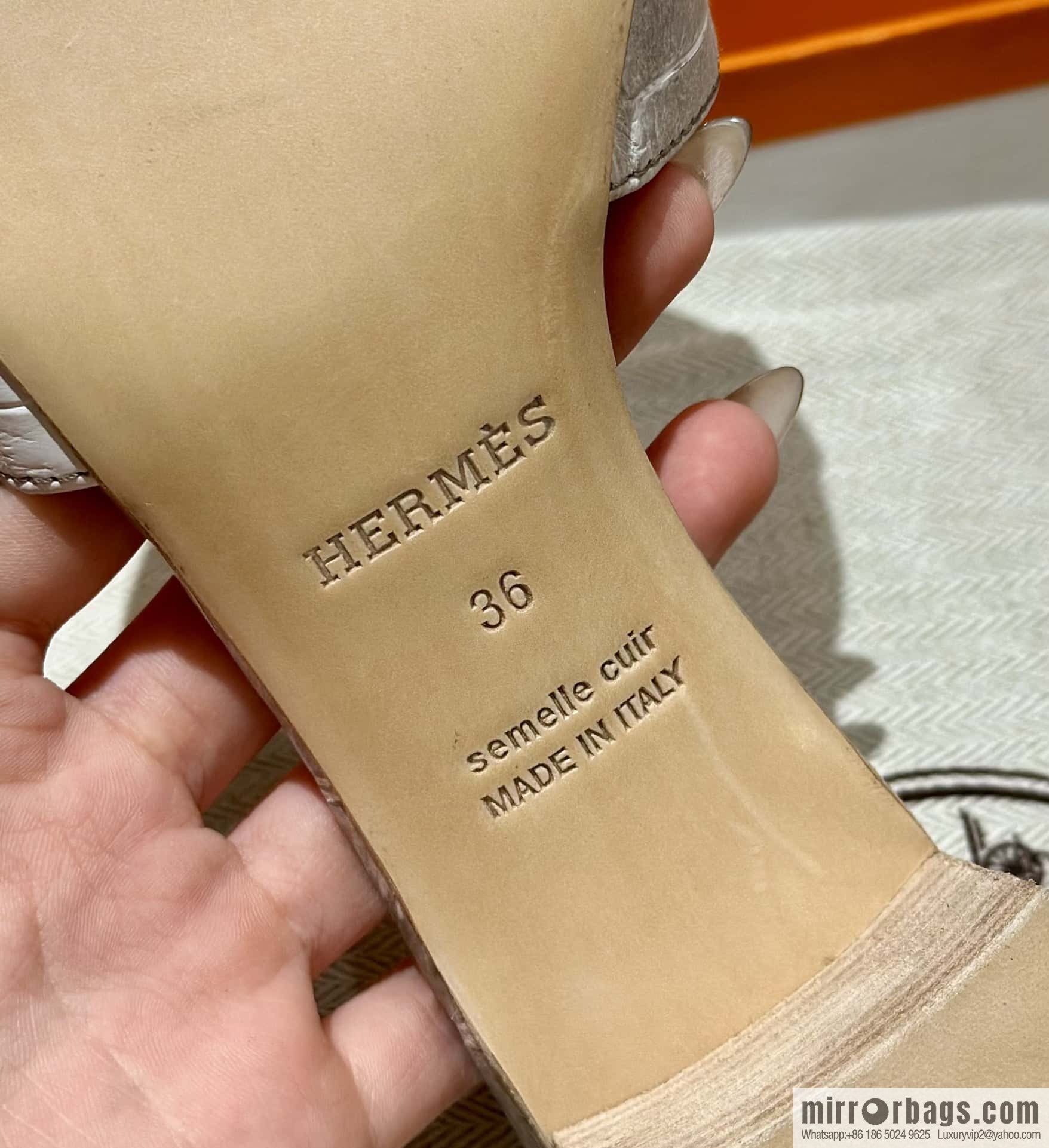 Hermès Crocodile 🐊 slippers