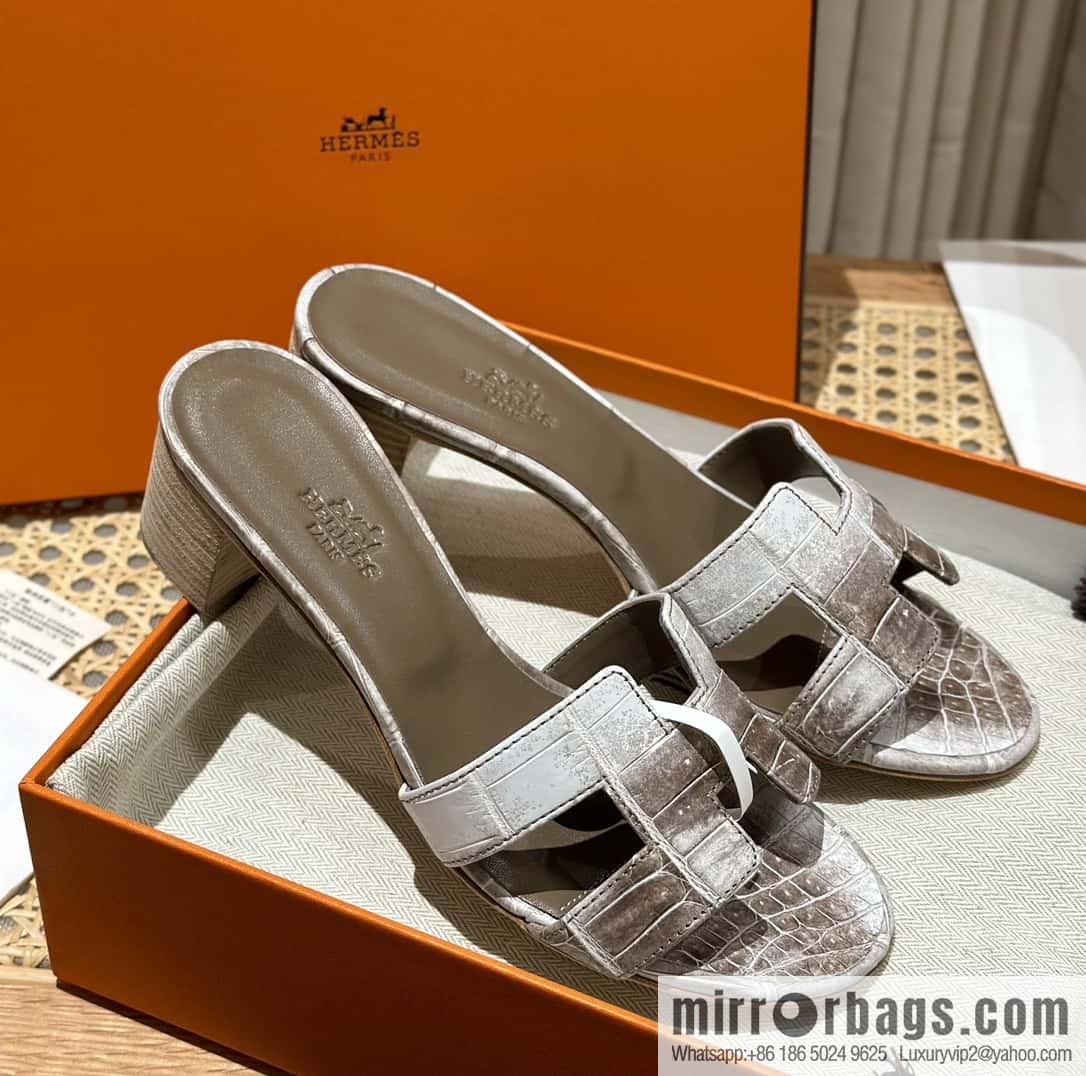 Hermès Crocodile 🐊 slippers