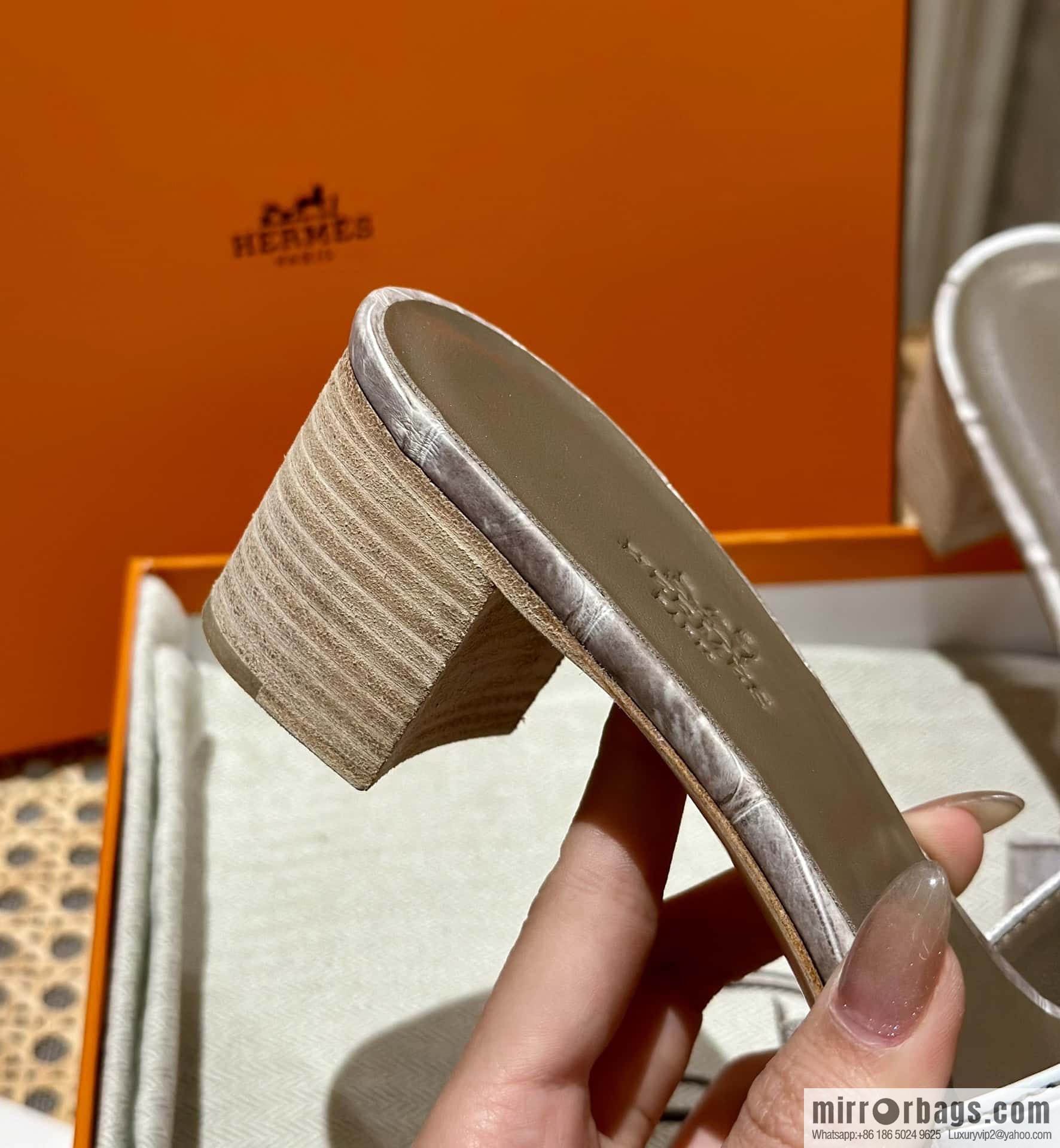 Hermès Crocodile 🐊 slippers