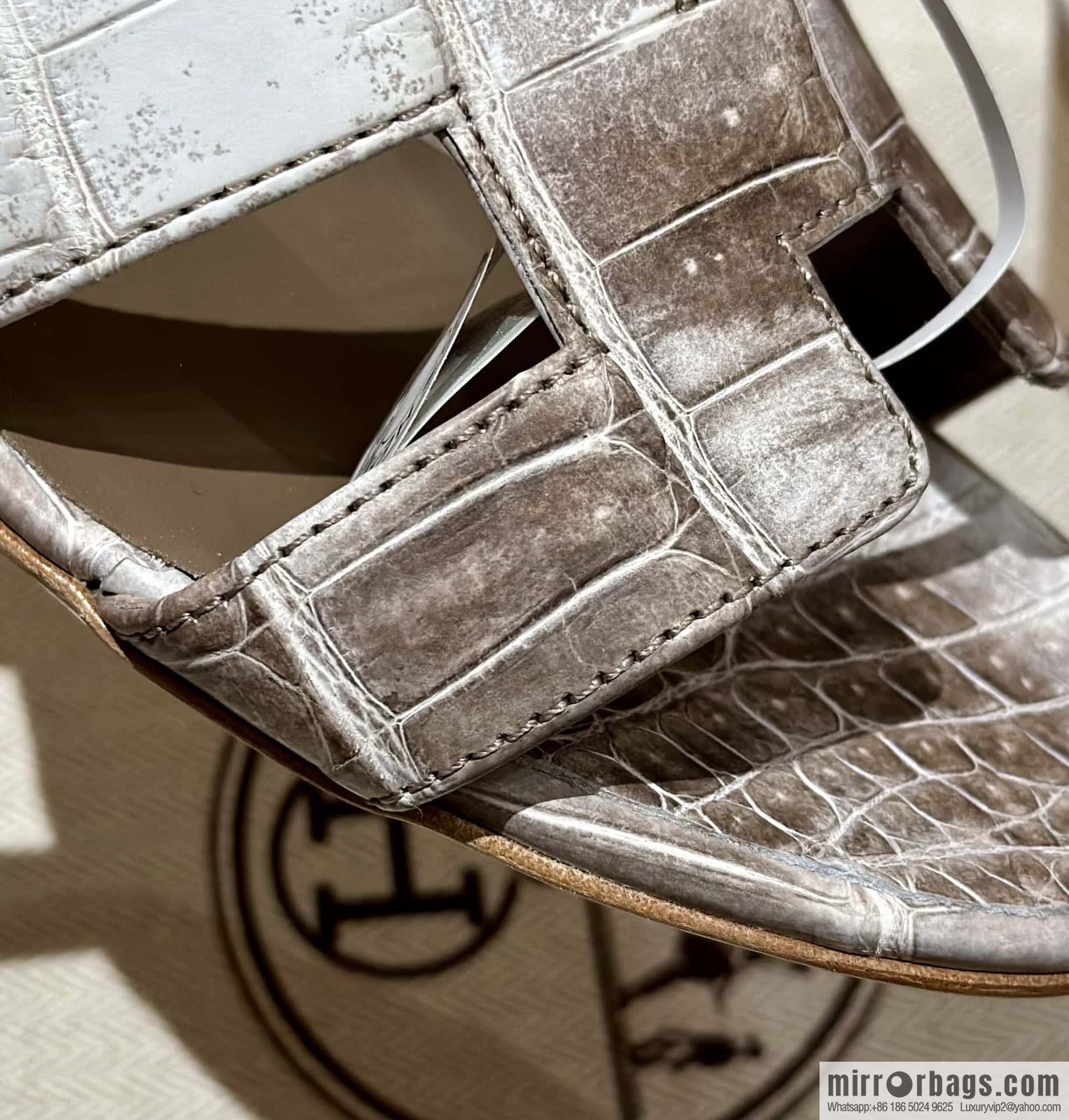 Hermès Crocodile 🐊 slippers