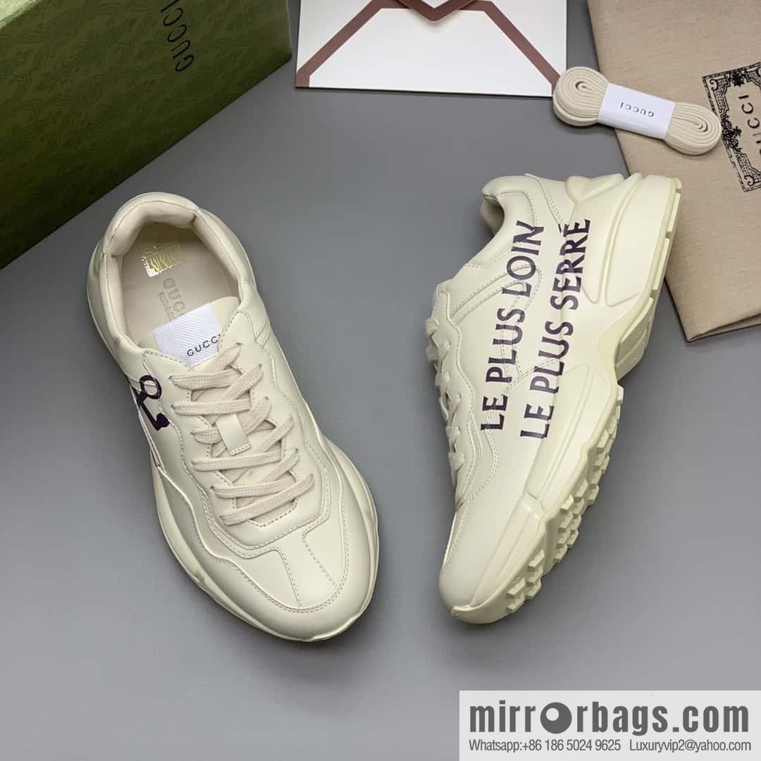 GUCCI men's and women's retro sneakers