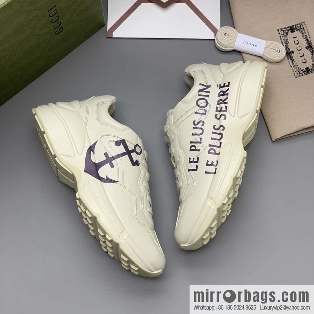 GUCCI men's and women's retro sneakers