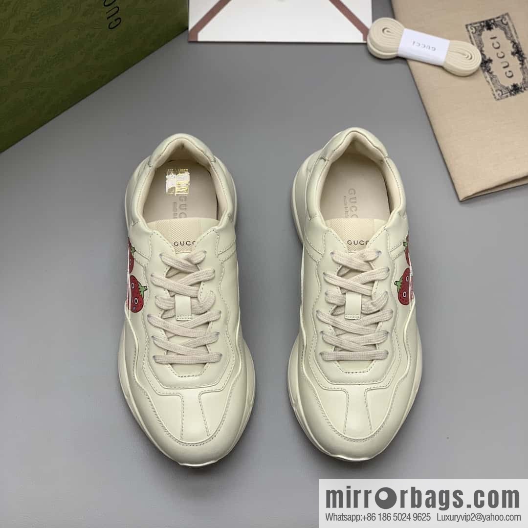 GUCCI men's and women's retro sneakers