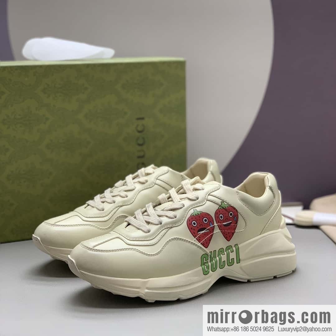 GUCCI men's and women's retro sneakers