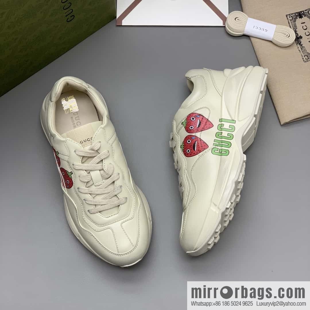 GUCCI men's and women's retro sneakers