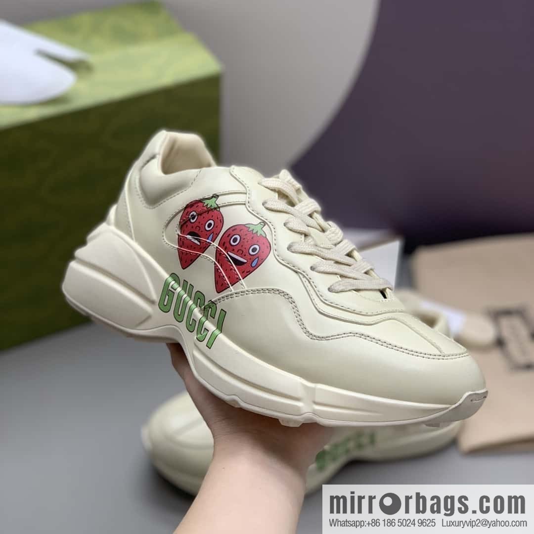 GUCCI men's and women's retro sneakers