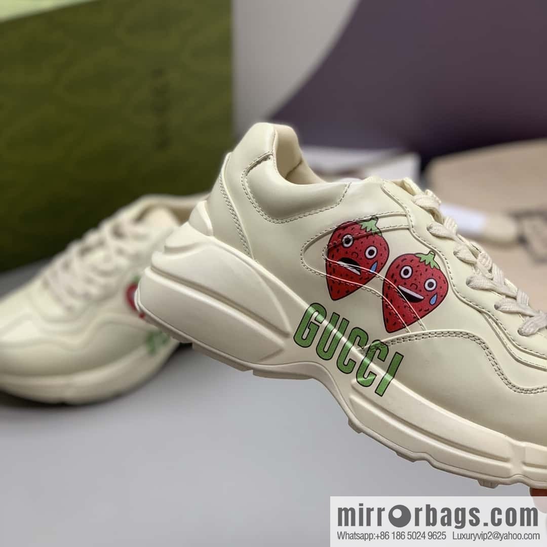 GUCCI men's and women's retro sneakers