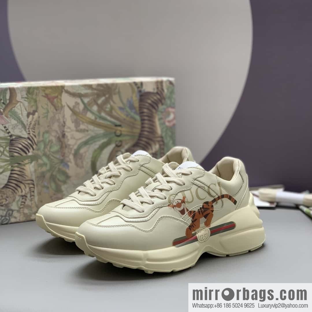 GUCCI men's and women's retro sneakers