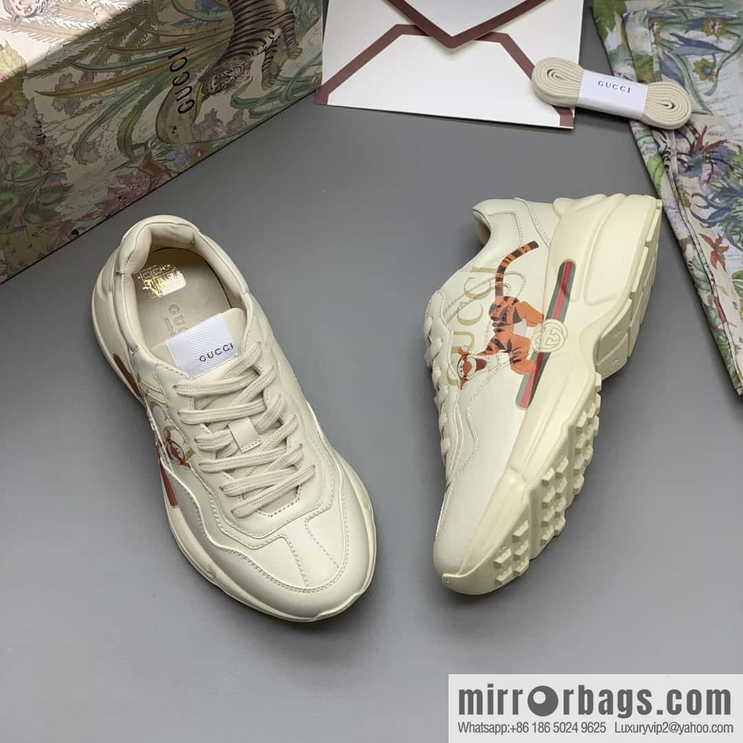 GUCCI men's and women's retro sneakers
