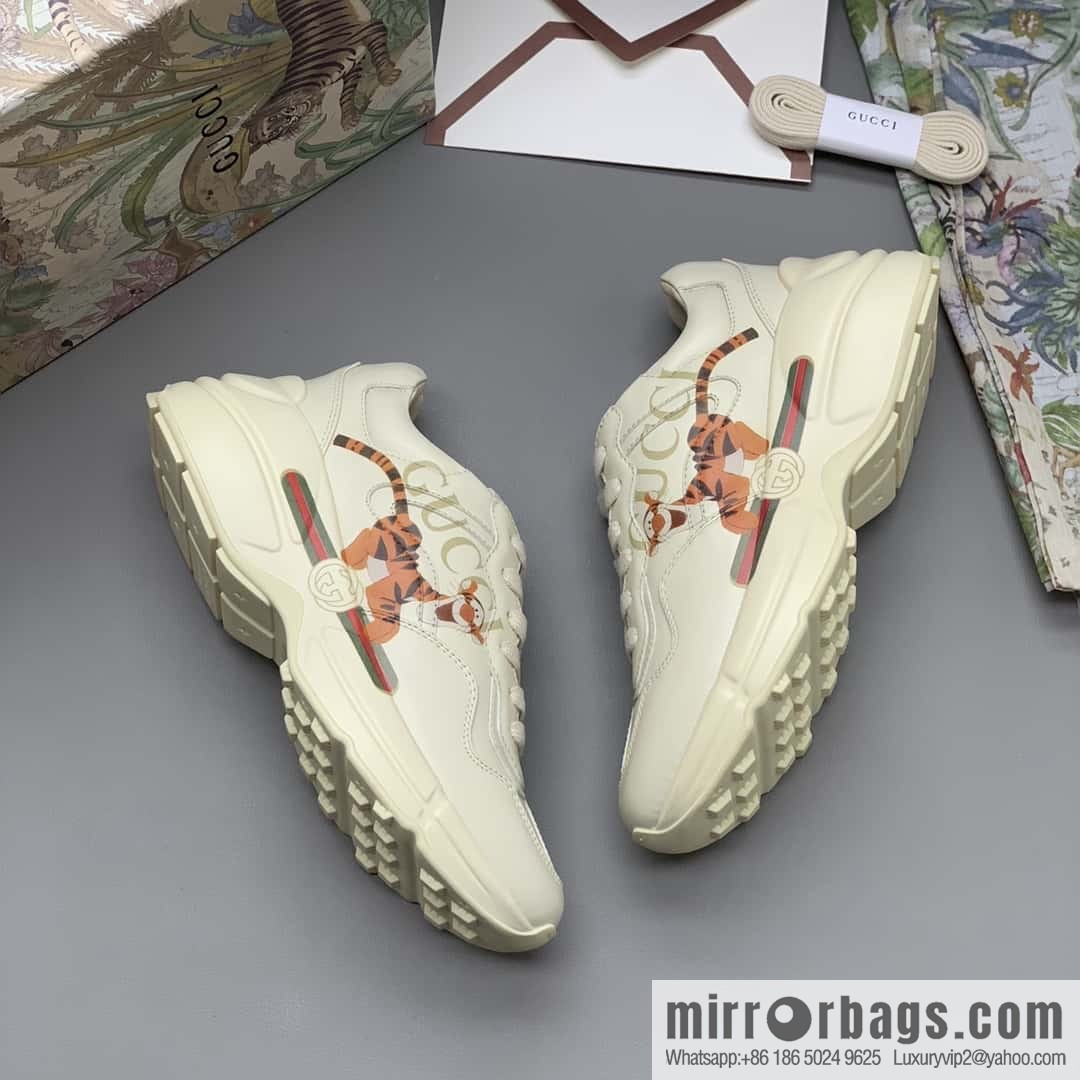 GUCCI men's and women's retro sneakers