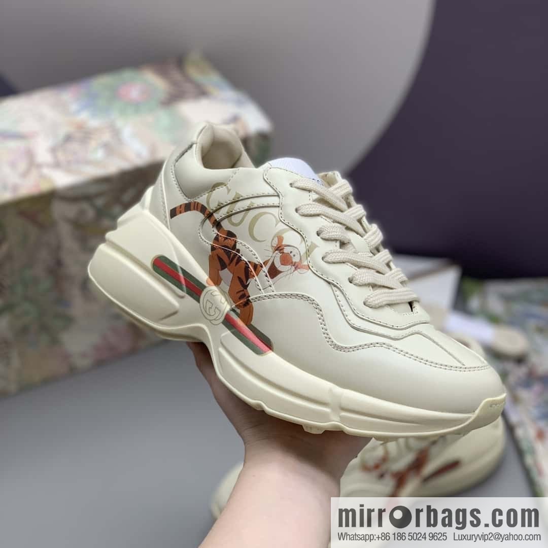 GUCCI men's and women's retro sneakers
