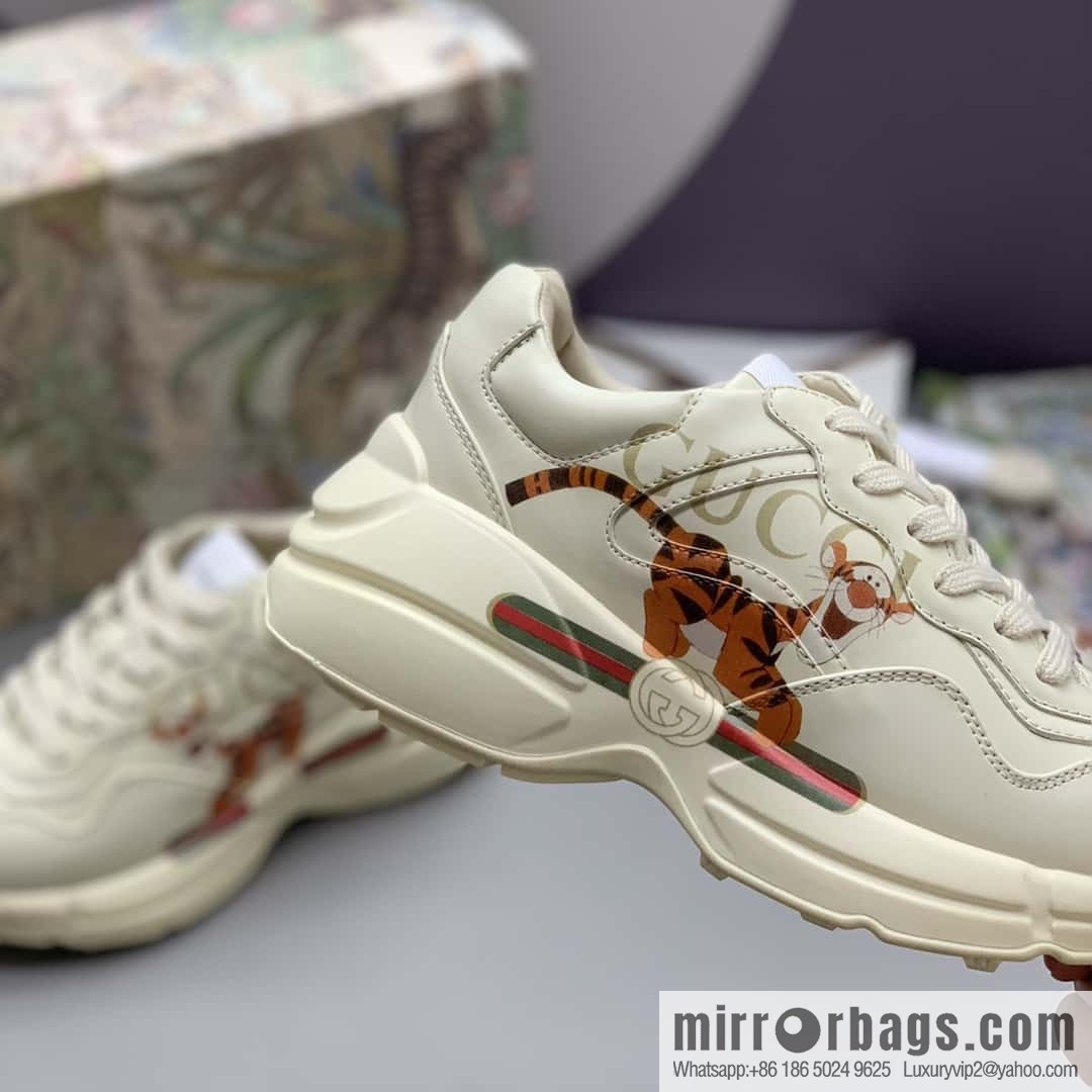 GUCCI men's and women's retro sneakers