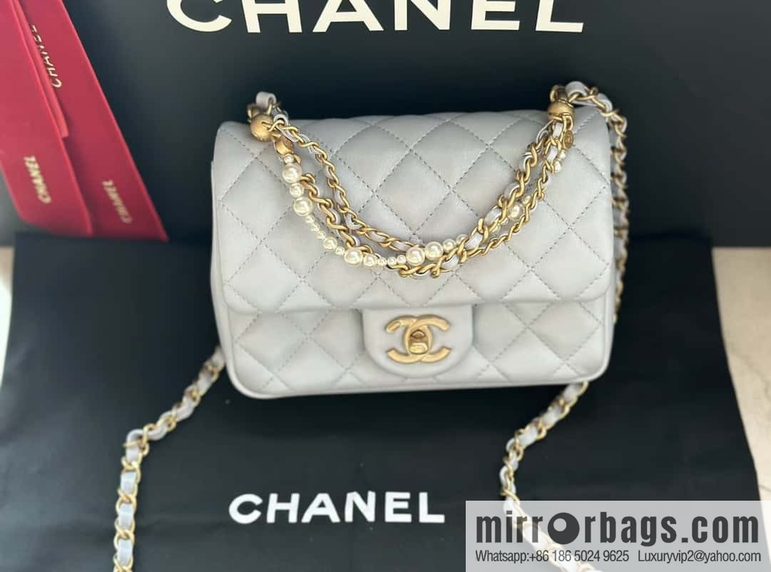 CHANEL 24P Spring and Summer Preview Series Limited Edition Pearl Square Fatty AS4385