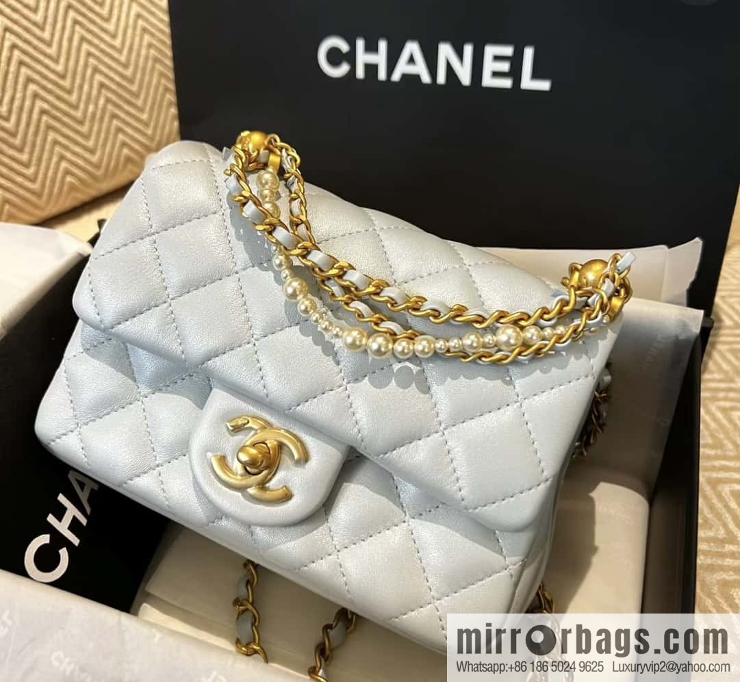 CHANEL 24P Spring and Summer Preview Series Limited Edition Pearl Square Fatty AS4385