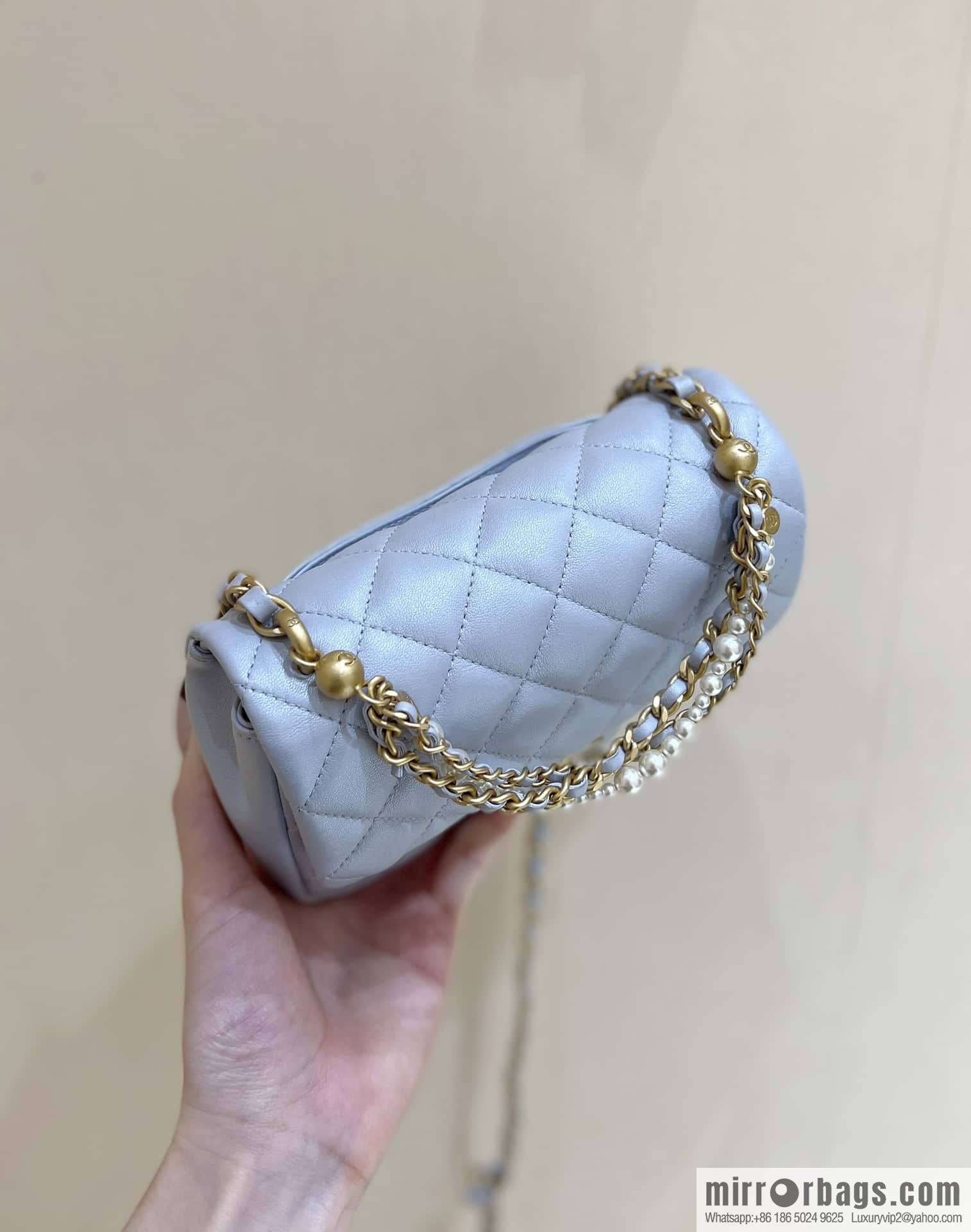 CHANEL 24P Spring and Summer Preview Series Limited Edition Pearl Square Fatty AS4385