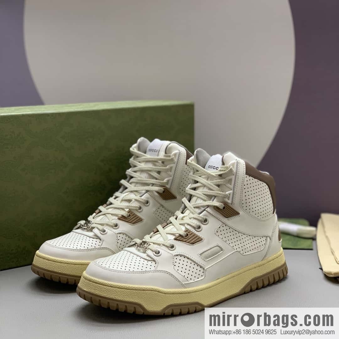 GUCCI 🆕💏 couple high-top sports and leisure shoes for men and women