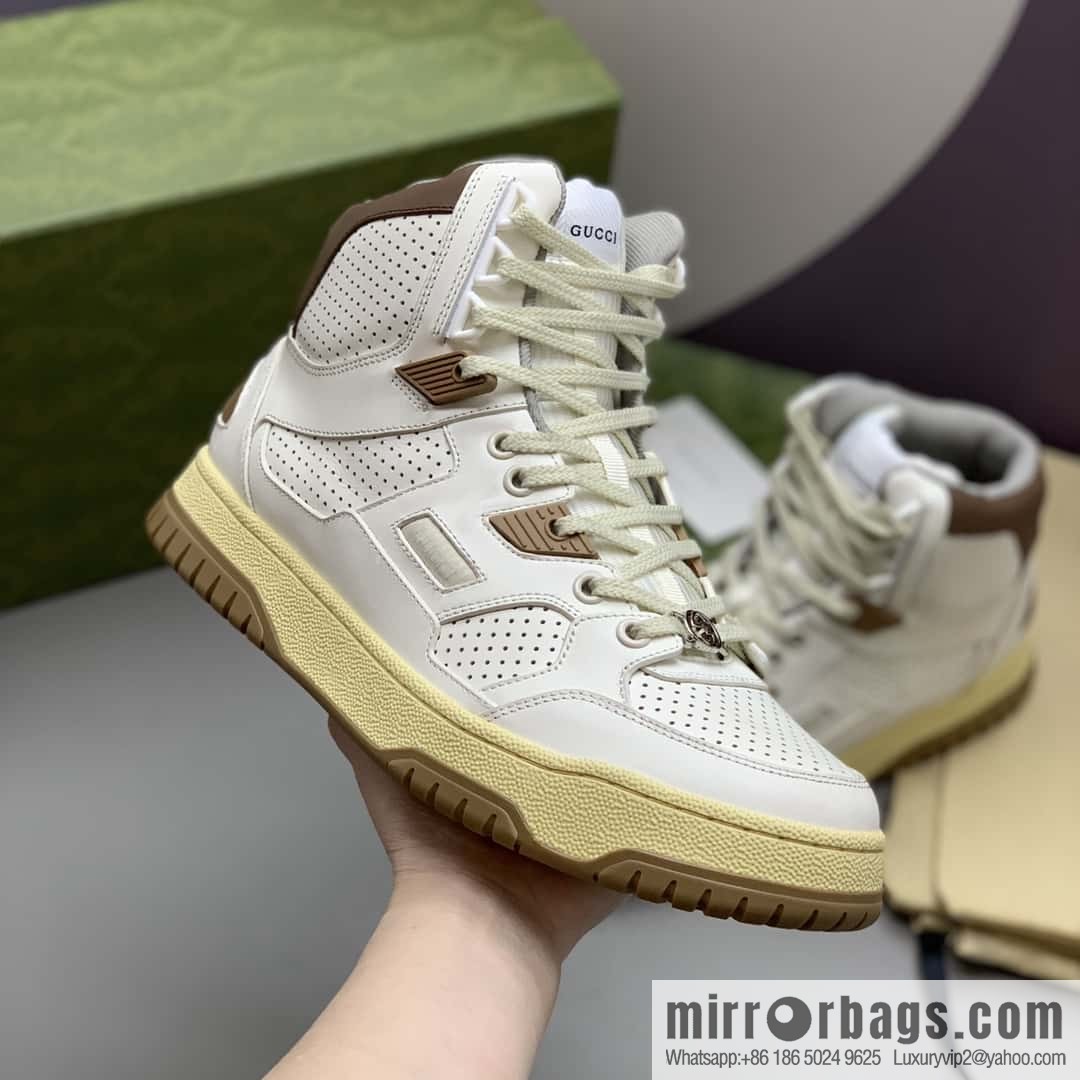 GUCCI 🆕💏 couple high-top sports and leisure shoes for men and women