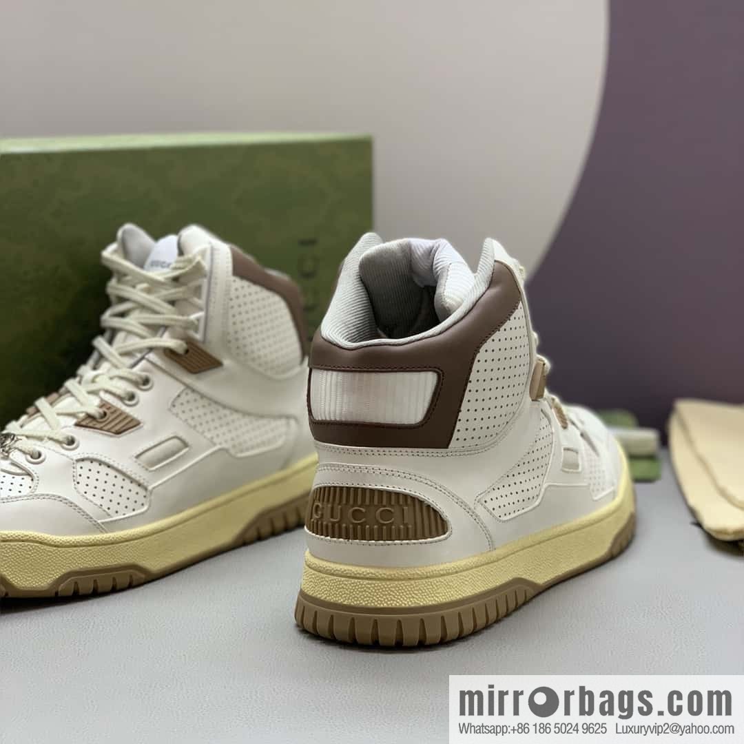 GUCCI 🆕💏 couple high-top sports and leisure shoes for men and women