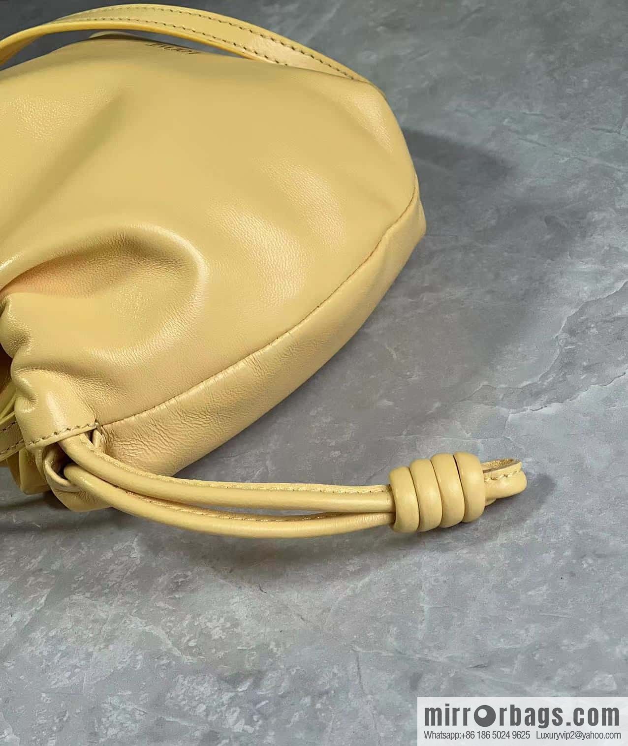 LOEWE new small purse lucky bag 0805 yellow 23CM