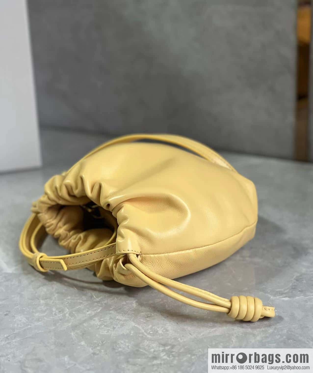 LOEWE new small purse lucky bag 0805 yellow 23CM