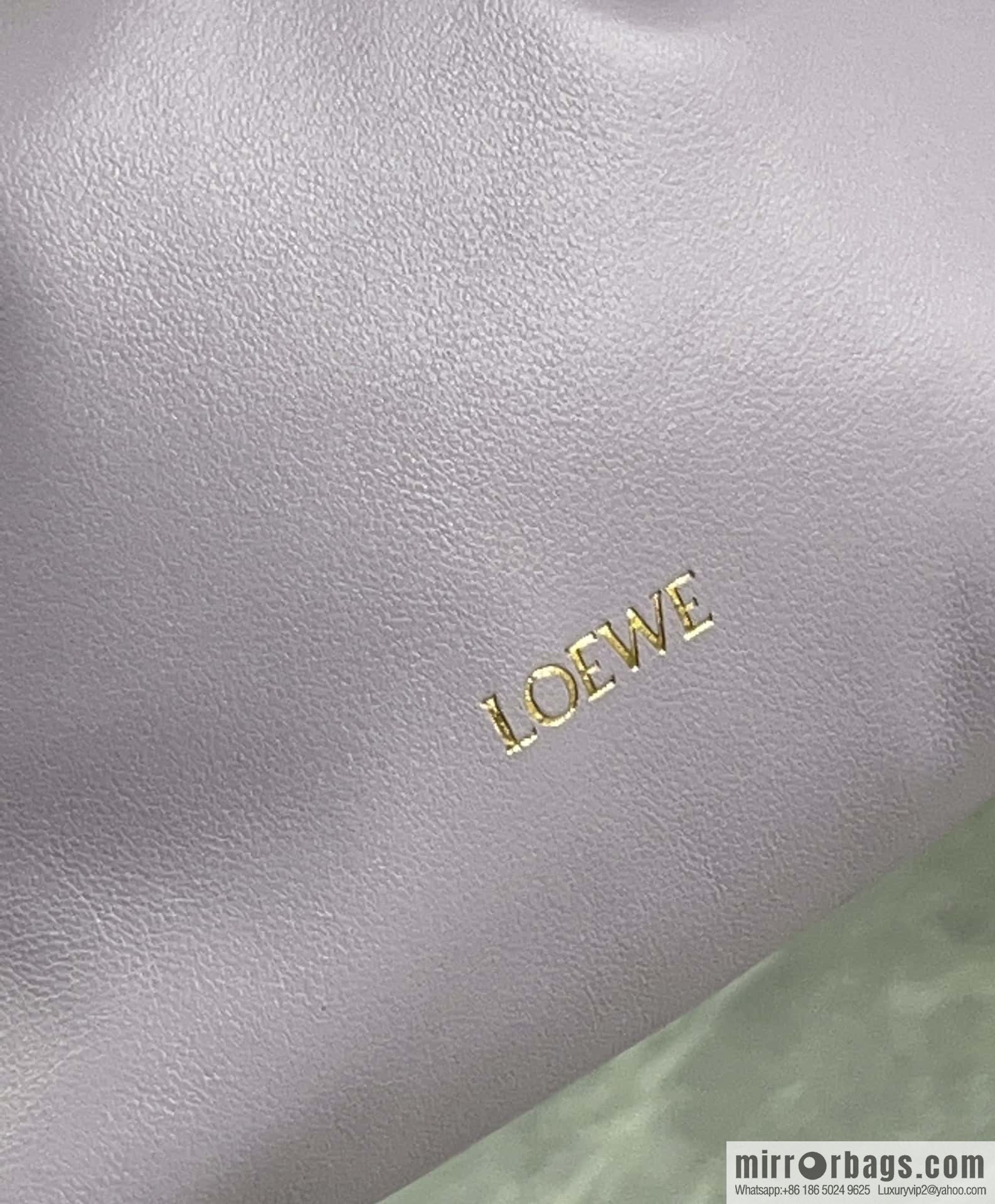 LOEWE new small purse lucky bag 0805 smoked clothes purple 23CM