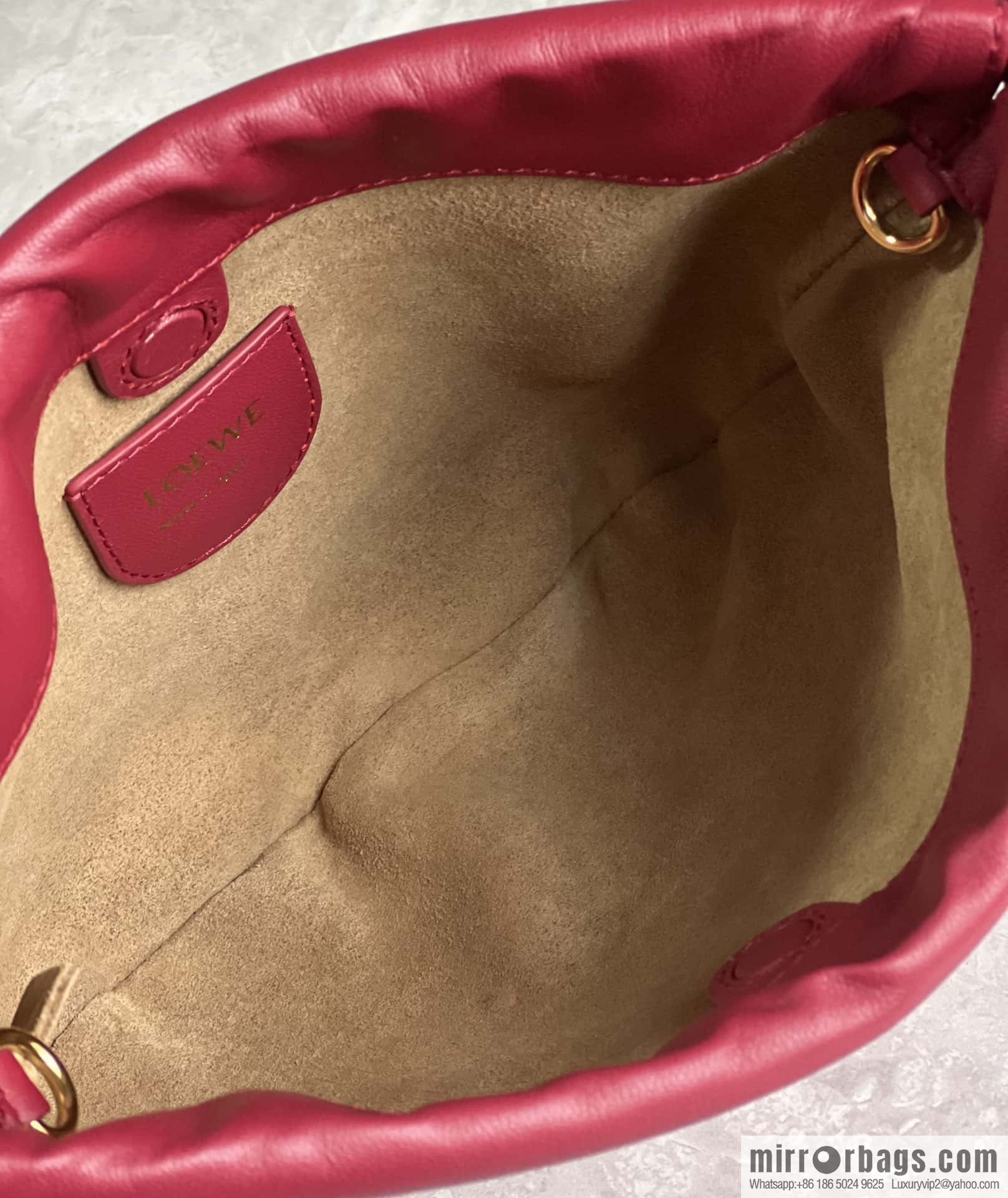 LOEWE new small purse lucky bag 0805 brick red 23CM