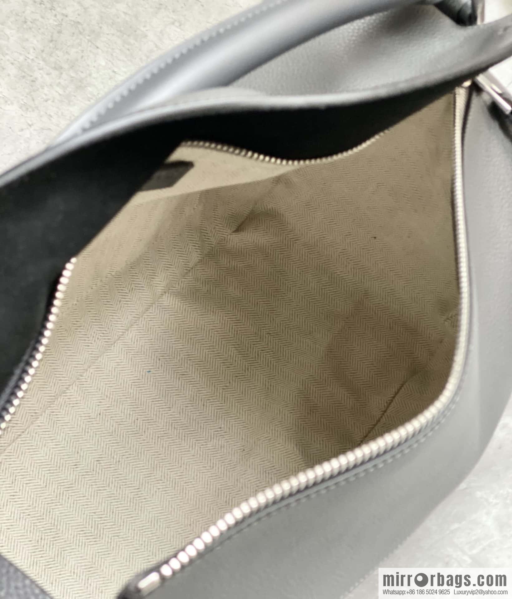 LOEWE latest model, premium gray Puzzle bag geometric bag 0532 large 36.5CM