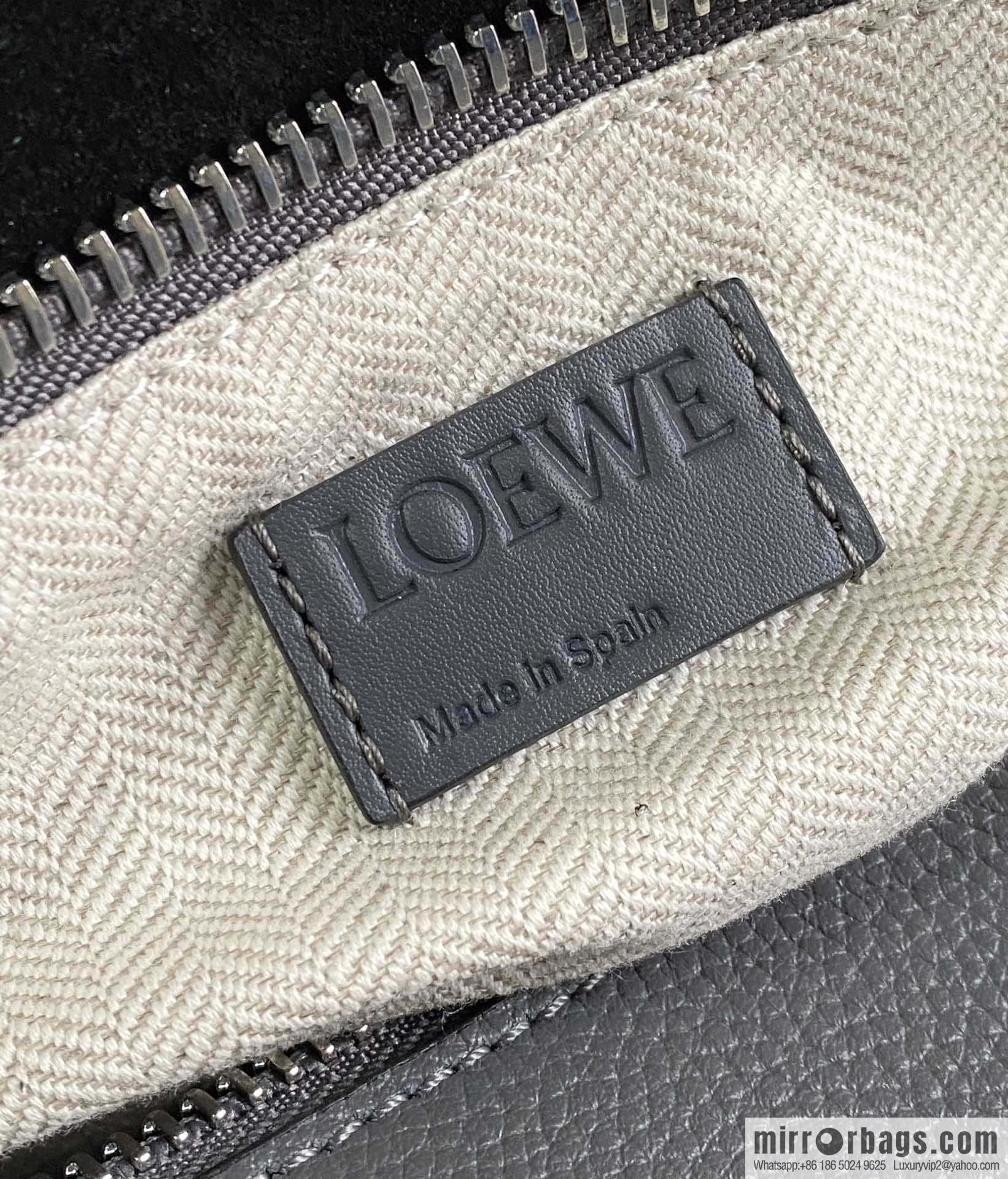 LOEWE latest model, premium gray Puzzle bag geometric bag 0532 large 36.5CM