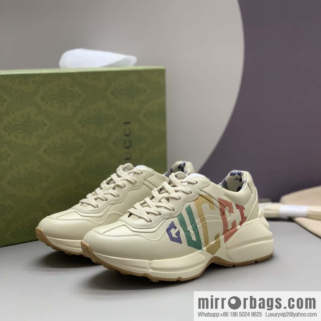 GUCCI men's and women's retro sneakers
