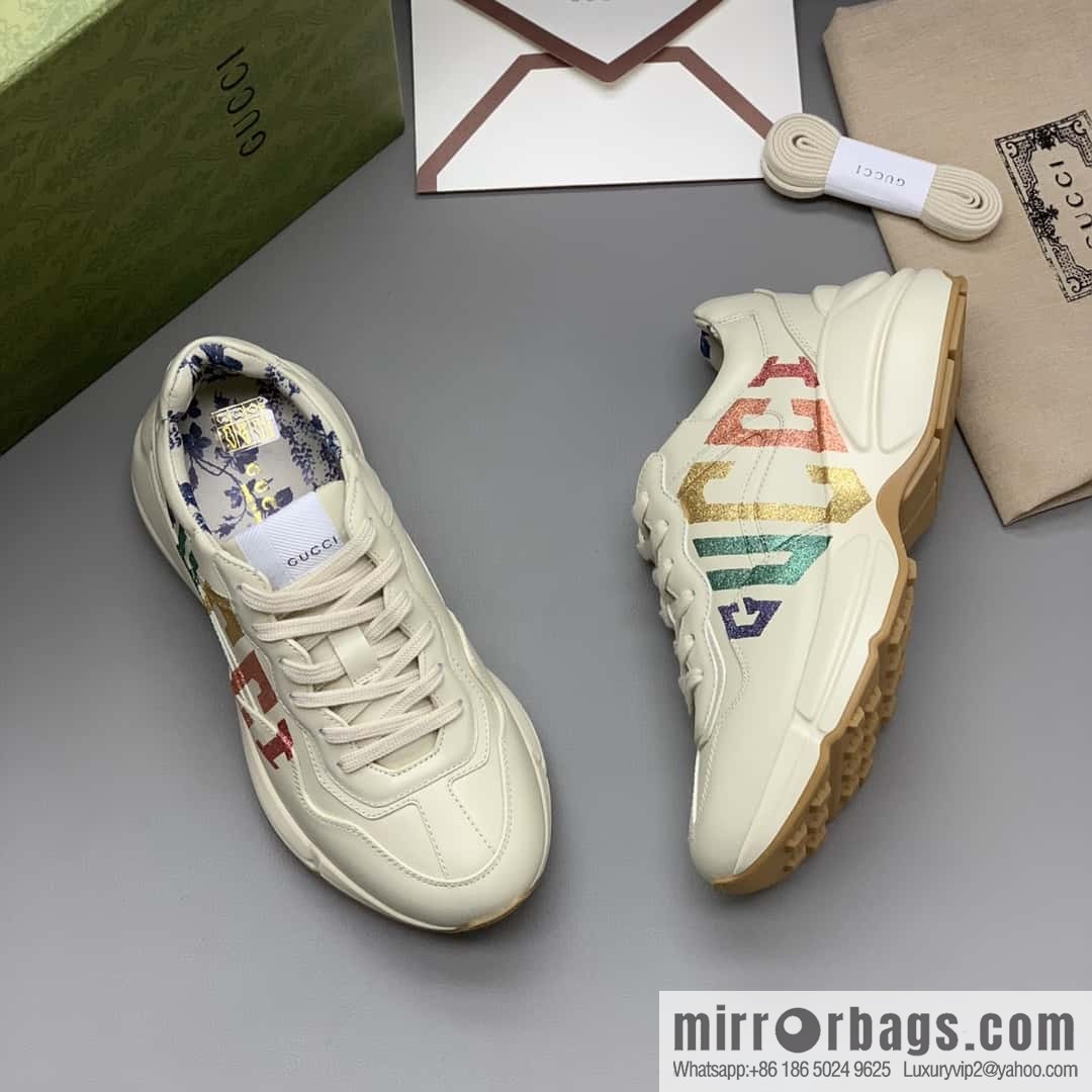 GUCCI men's and women's retro sneakers