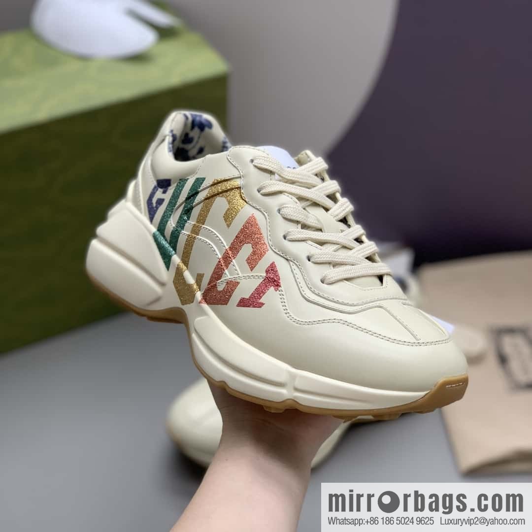 GUCCI men's and women's retro sneakers