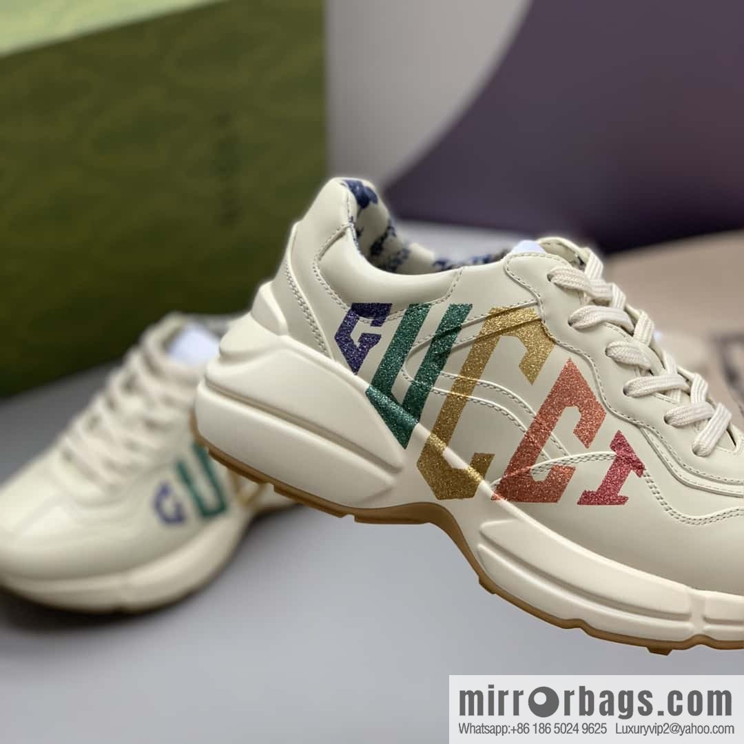 GUCCI men's and women's retro sneakers