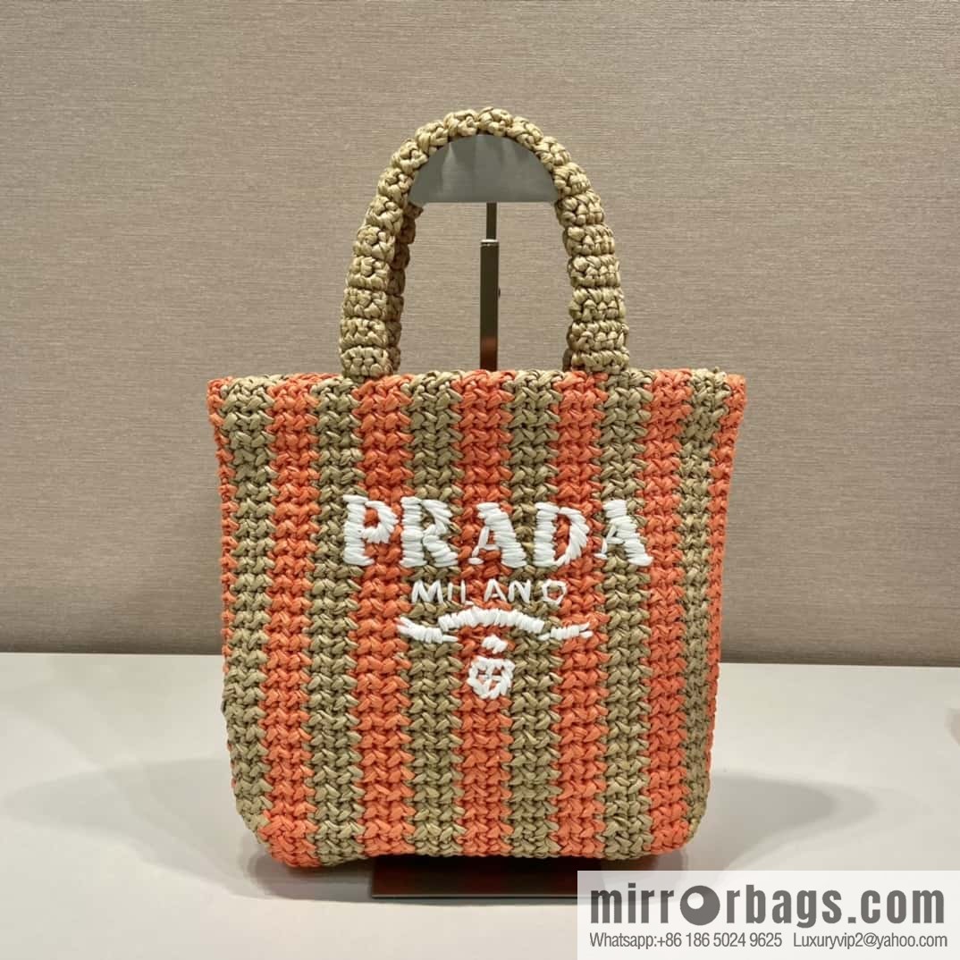PRADA fiber tote bag 👏 1BG422 small color matching