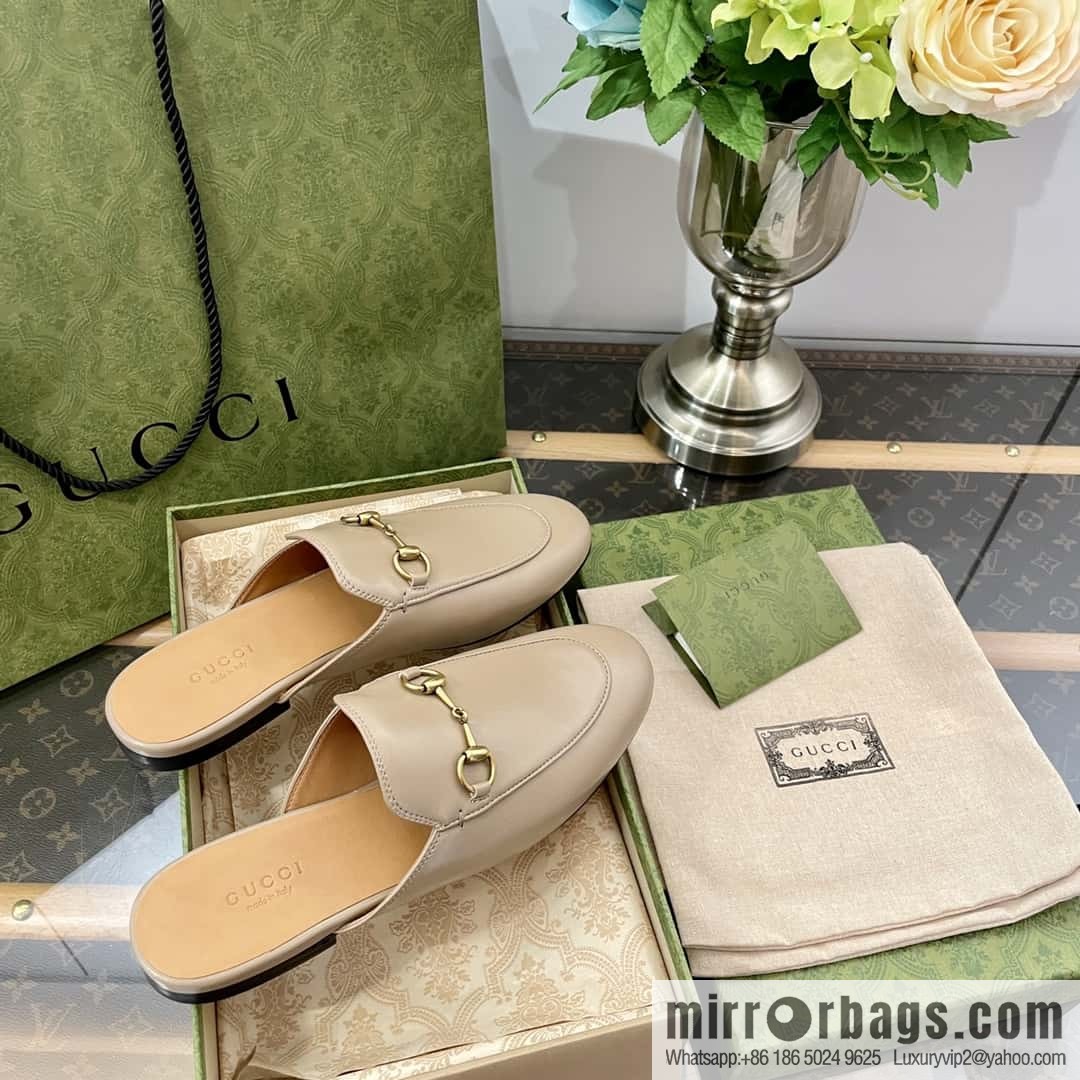 GUCCI horse buckle muller shoes half tray shoes