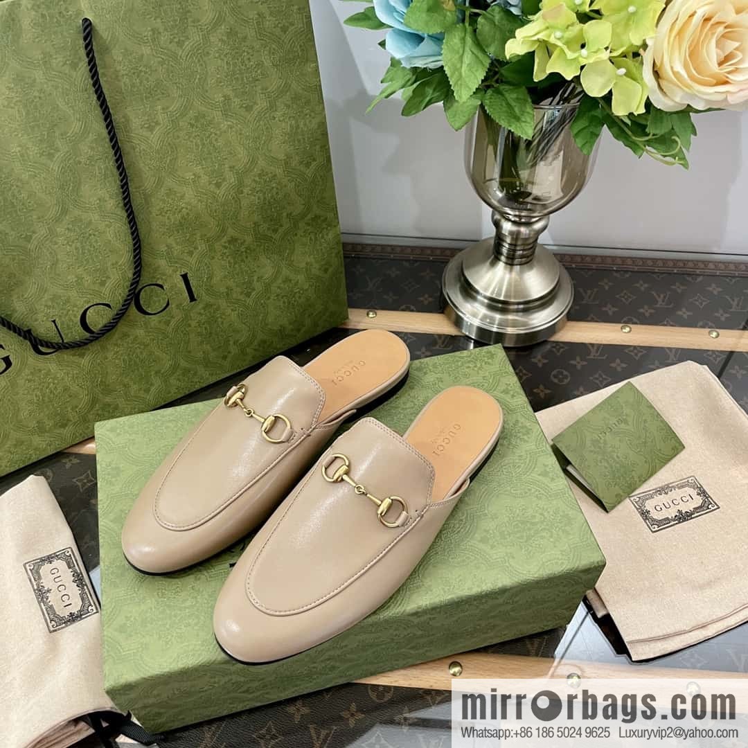 GUCCI horse buckle muller shoes half tray shoes