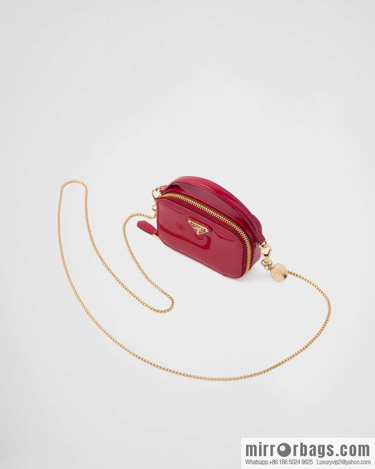PRADA 🎉 mini small oblique span bag 🎉 1NR025 mini 🎉🎉 red