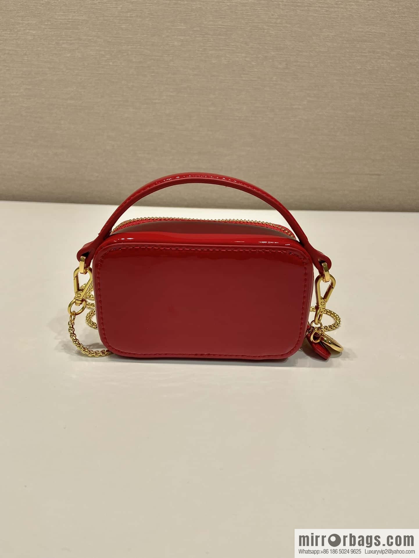 PRADA 🎉 mini small oblique span bag 🎉 1NR025 mini 🎉🎉 red