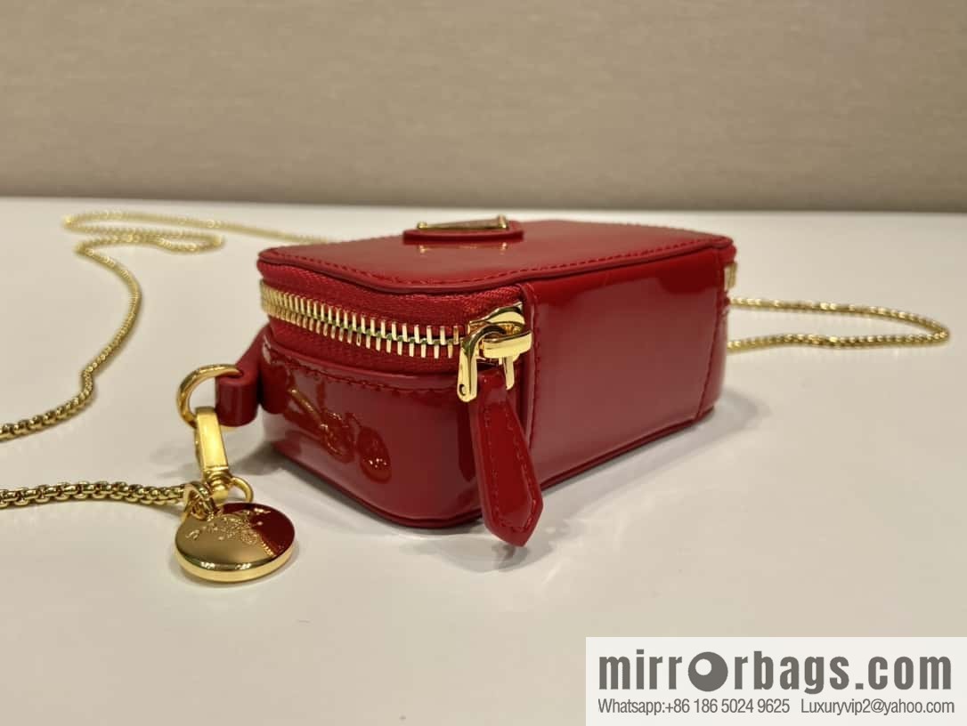 PRADA 🎉 mini small oblique span bag 🎉 1NR025 mini 🎉🎉 red