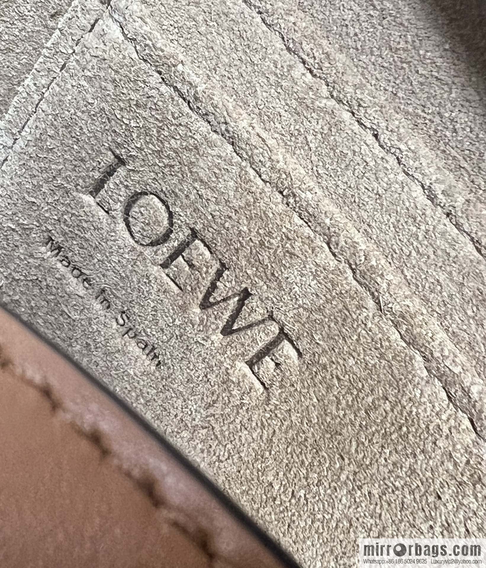 LOEWE letter wide shoulder strap saddle bag MiniGateDual handbag 0672