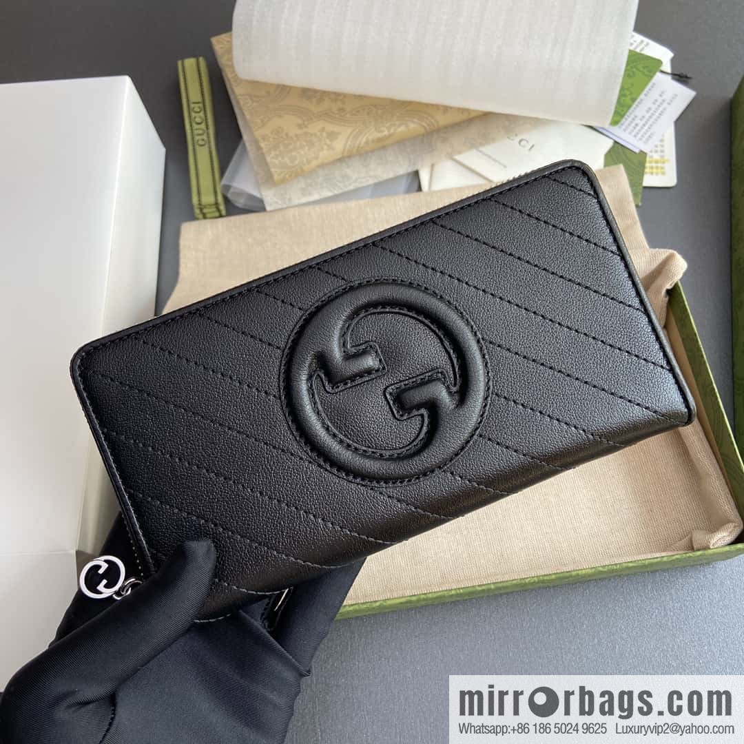 GUCCI G Blondie series full zipper wallet 760312