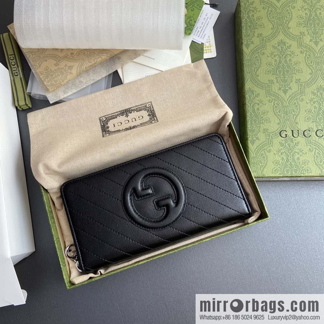 GUCCI G Blondie series full zipper wallet 760312