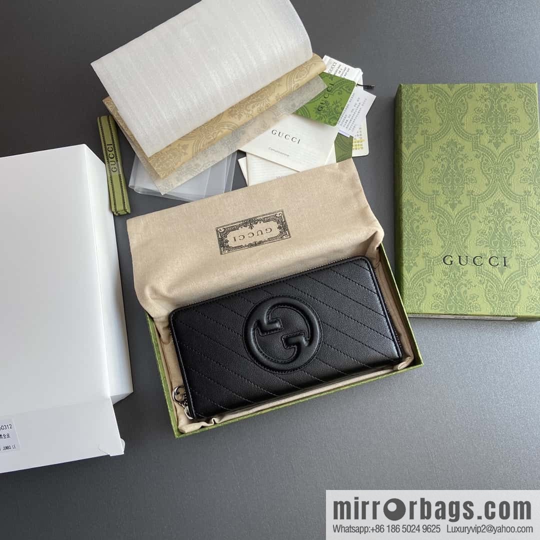GUCCI G Blondie series full zipper wallet 760312