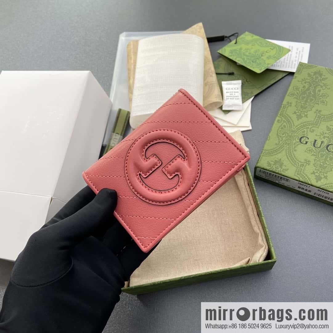 GUCCI G Blondie series card holder 760317