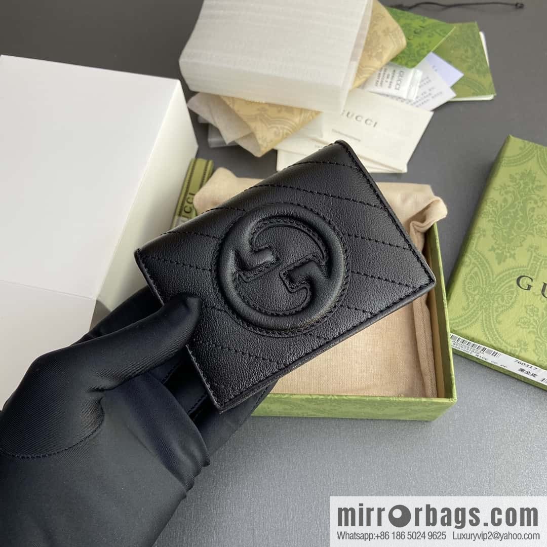 GUCCI G Blondie series card holder 760317