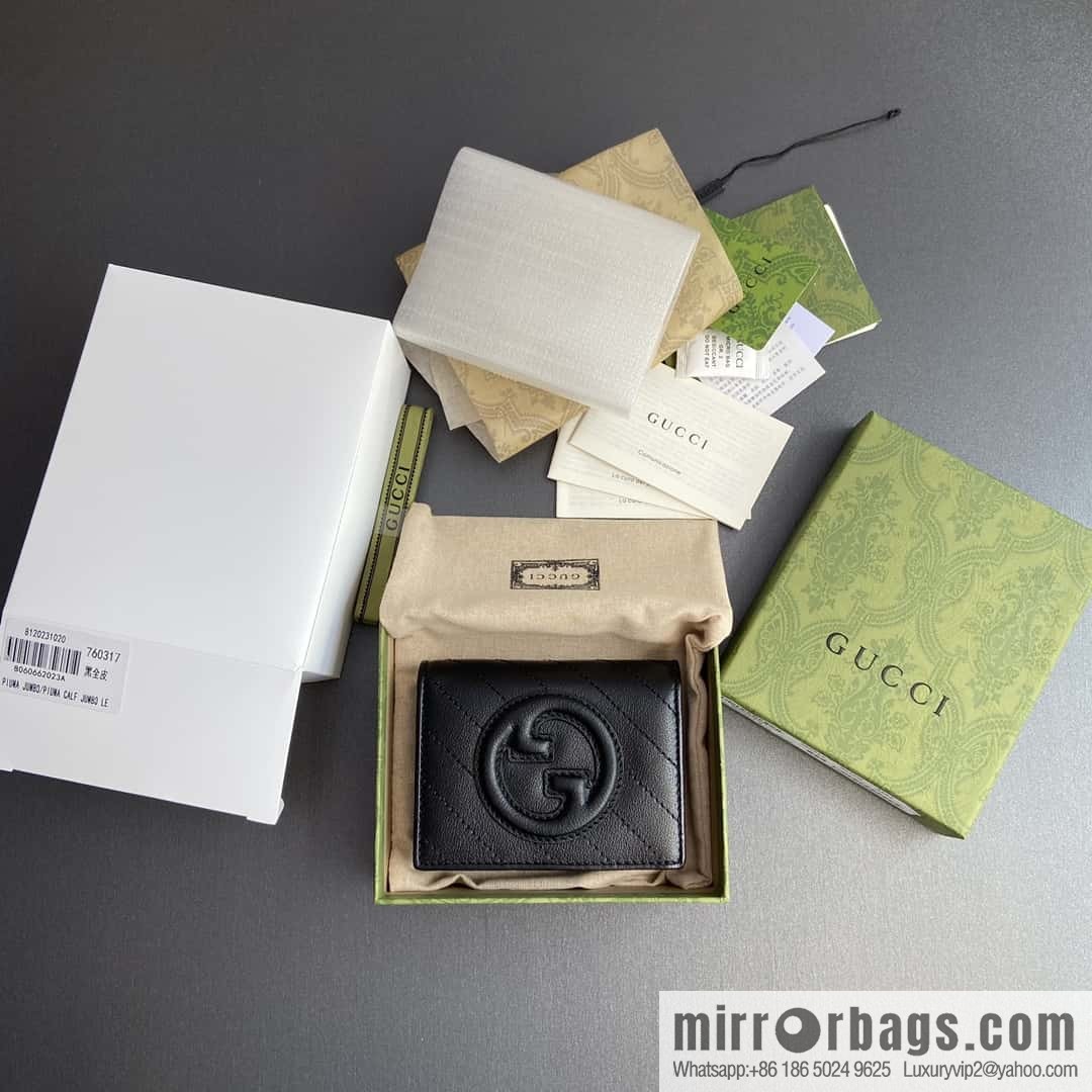 GUCCI G Blondie series card holder 760317