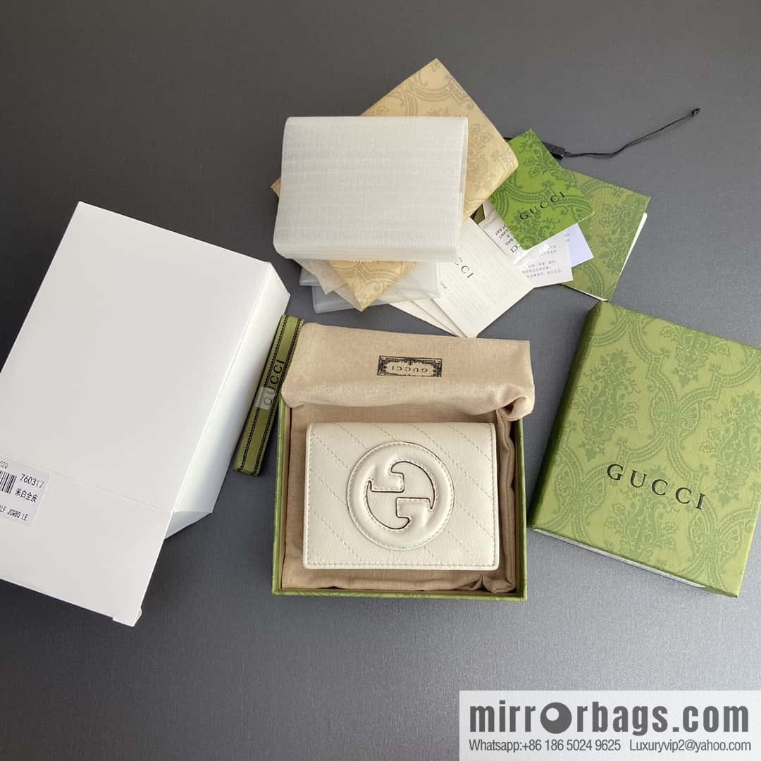 GUCCI G Blondie series card holder 760317