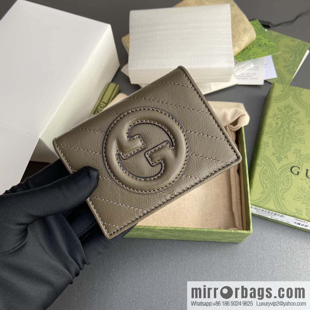 GUCCI G Blondie series card holder 760317