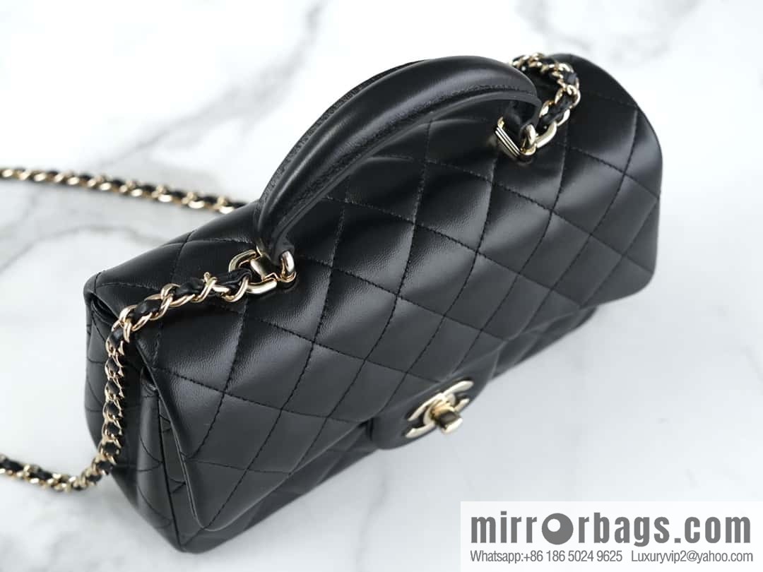 CHANEL 23P handle cfmini black ๐ค AS2431